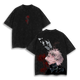 Ken Kaneki Tee – Tokyo Ghoul Vintage Wash T-Shirt, Oversized Unisex Anime Merch, Vintage Oversized Double-Sided Graphic T-Shirt Acid Wash Lightweight Streetwear Menswear, Anime & Manga Lovers, Retro Casual Wear