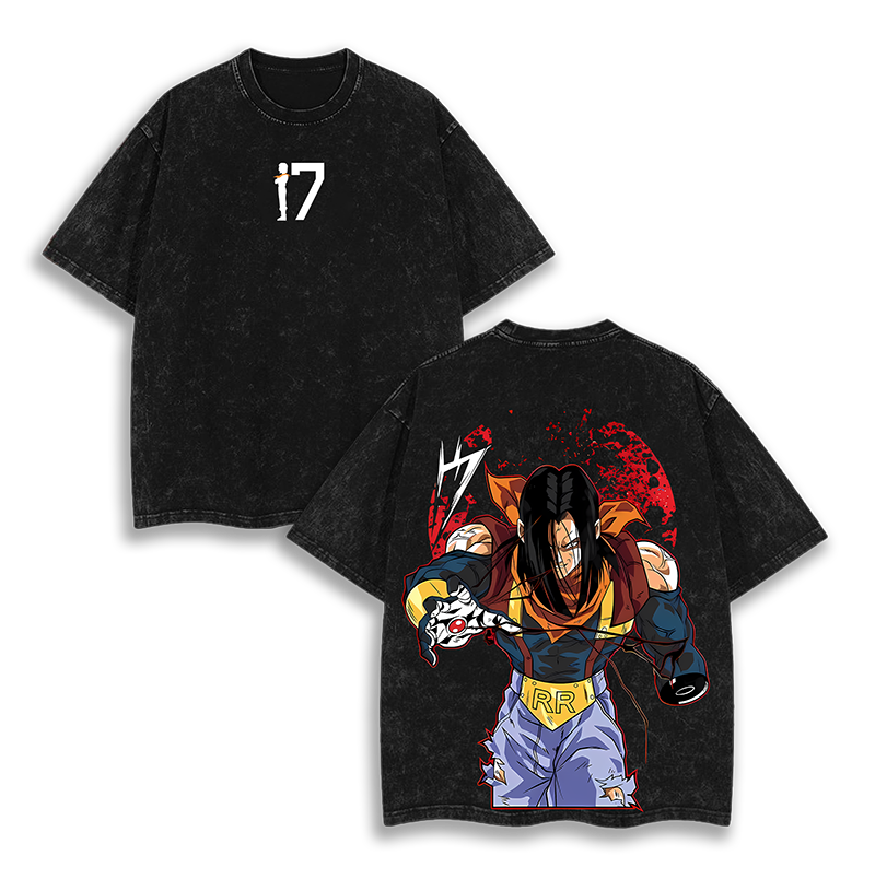 C17 Android Rebel -  Dragon Ball Washed T-Shirt
