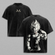 Power 9000 Prince Warrior Shirt – Vintage Washed DBZ Inspired Graphic Tee, Oversized Streetwear Soft Cotton Unisex Top