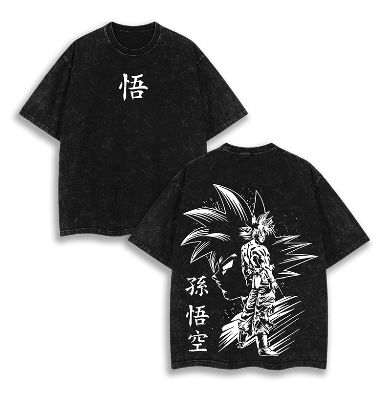 Son Goku - Dragon Ball Z Washed T-Shirt