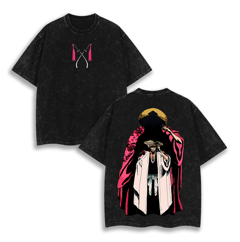 Kyoraku Shunsui Bleach Washed T-Shirt