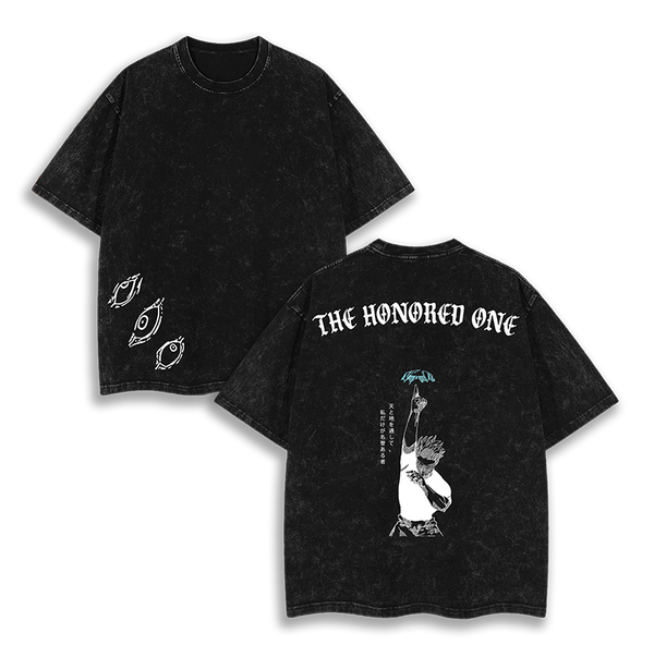 THE HONORED ONE Jujutsu Kaisen Anime Washed T-Shirt