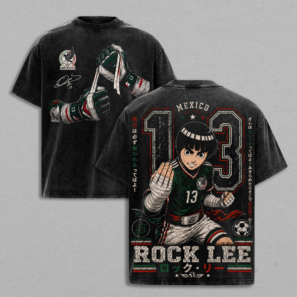 Memo Ochoa #13 Mexico Goalkeeper Vintage Washed T Shirt, Anime Soccer Graphic Tee, World Soccer Tour 2026 Fan Apparel, Oversized Heavyweight Cotton Streetwear, Retro Futbol Shirt, Sports Aesthetic Gift