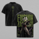 Fusion Zamasu DBS Vintage Washed TShirt - Fused Zamasu Anime Graphic Tee, Heavyweight Cotton Oversized Shirt, Unisex Manga Streetwear Top, Gift For DBS Fans Men & Women
