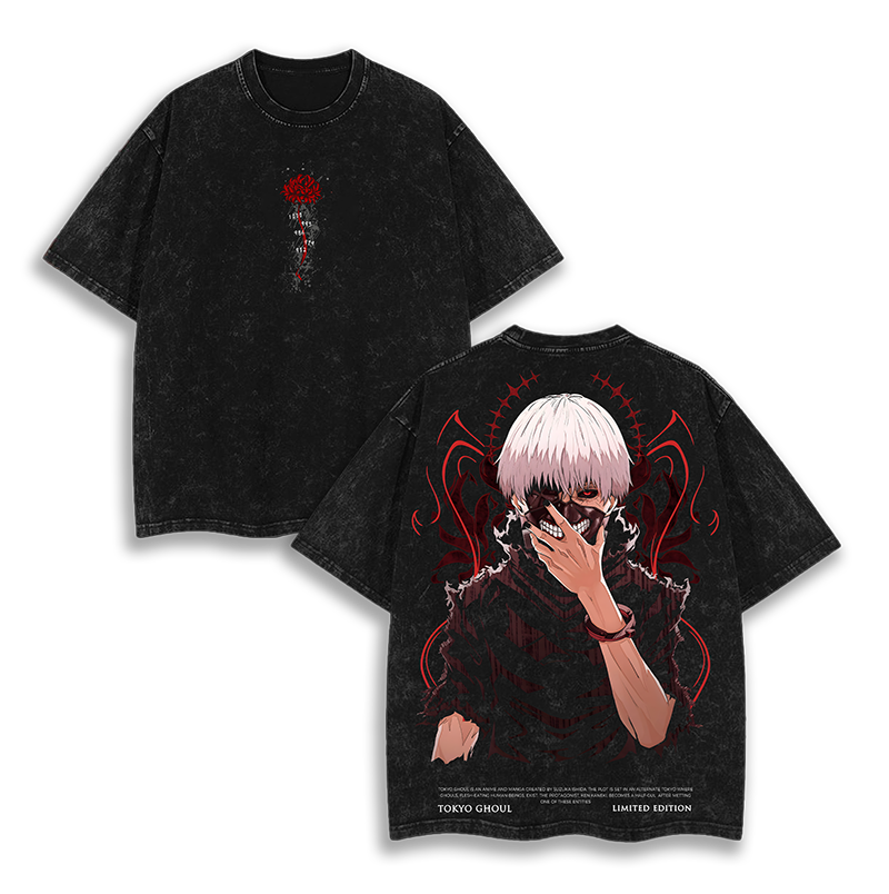 Ken Kaneki  Tokyo Ghoul Anime Washed T-Shirt