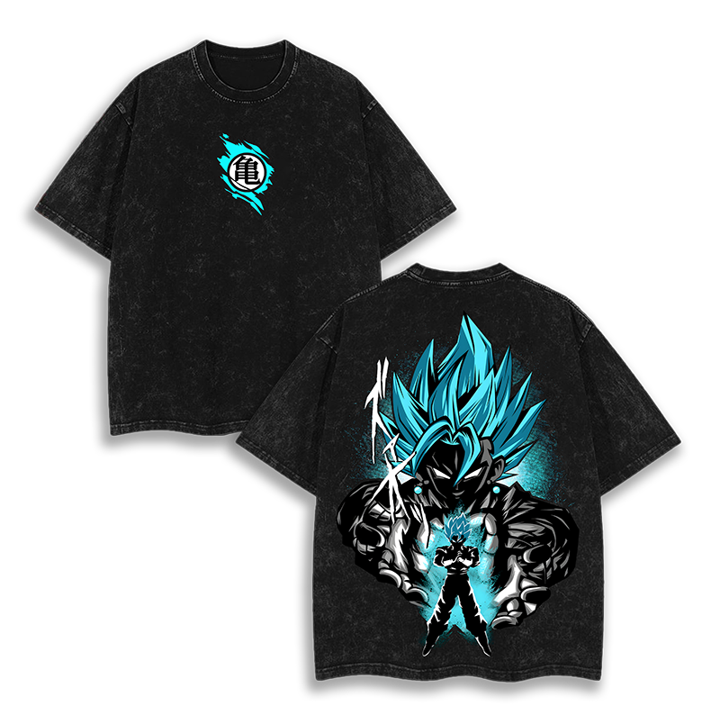 Vintage Limited VEGITO Blue Dragon Ball Washed T-Shirt