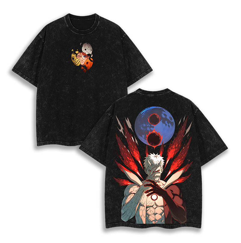 Obito Naruto  Anime Washed T-Shirt