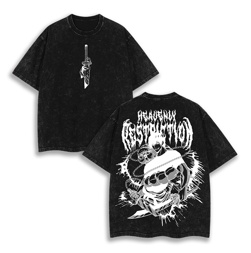 Toji Fushiguro v2 Jujutsu Kaisen Anime Washed T-Shirt