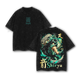 Shiryu Dragon Saint Seiya Apparel | Anime Double Printed Washed T-Shirt