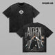 Sosuke Aizen Captain of the Fifth Division Bleach Anime Graphic Heavyweight Cotton Shirt, Vintage Oversized Washed Manga Tee, Japanese Streetwear Apparel, Retro Anime Fan Gift
