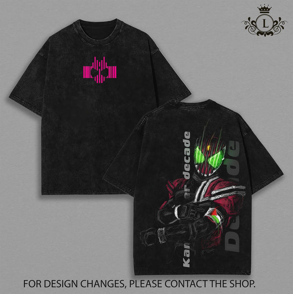 Limited Kamen Rider Ver 3 Oversized Tee | Vintage Tokusatsu Streetwear | Superhero Graphic Shirt | Heavyweight Cotton Oversized Tee | Dark Aesthetic Otaku Apparel | Unisex Tokusatsu Streetwear | Retro Hero Oversized Shirt