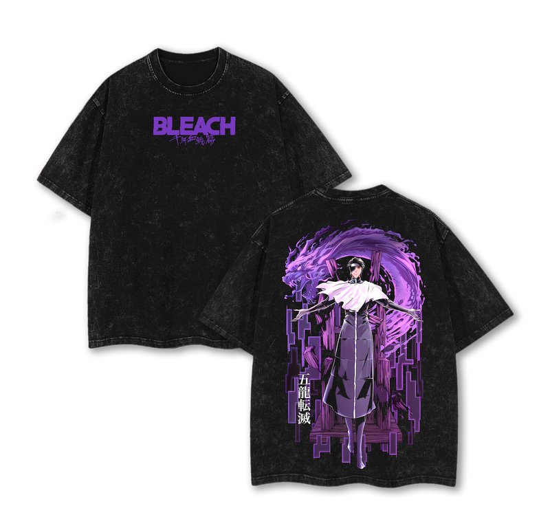 Aizen Sousuke T-Shirt – Bleach Washed Cotton Unisex Anime Shirt