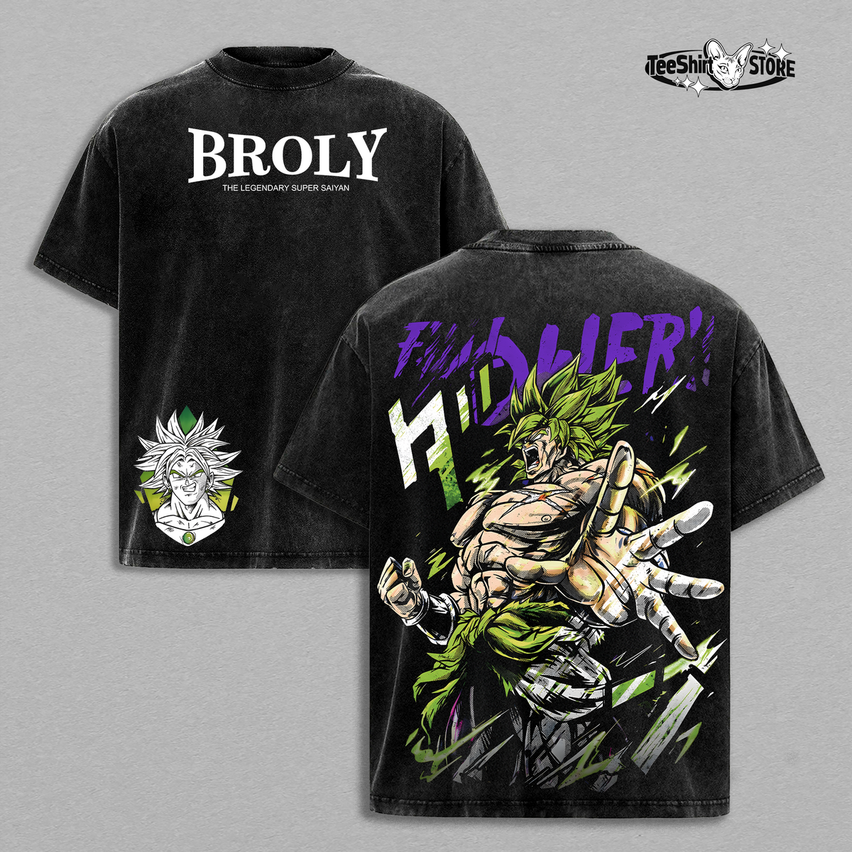 Broly The Legendary T-Shirt, Tank Top, Hoodie, Sweatshirt Anime Vintage Washed Graphic Tee DBZ Streetwear Heavy Cotton Shirt for Anime Fans Men Women Gym Pump Cover