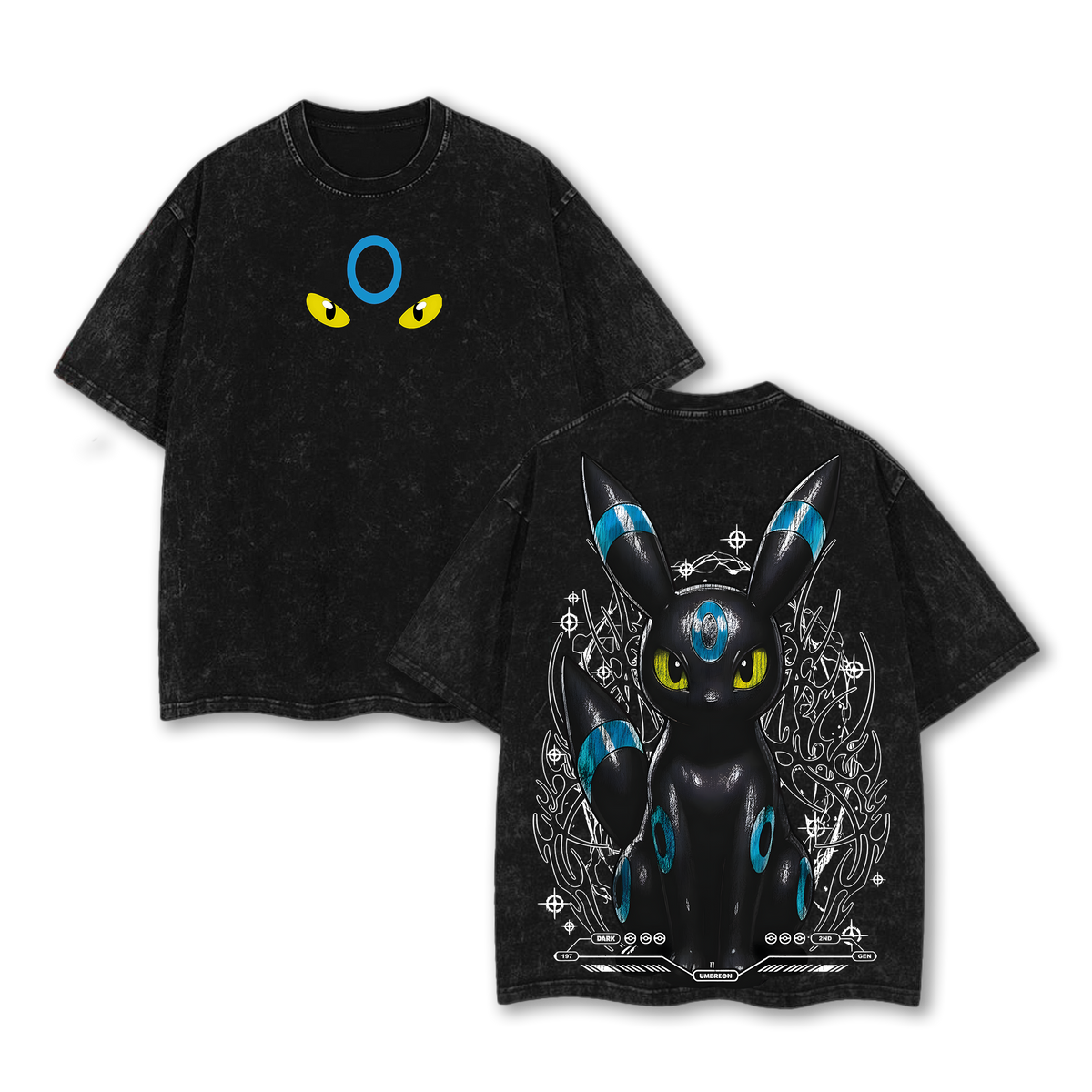 Umbreon V.2 Pokemon Washed T-Shirt