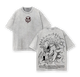 Doflamingo One Piece Anime Double Printed Vintage Washed Tee