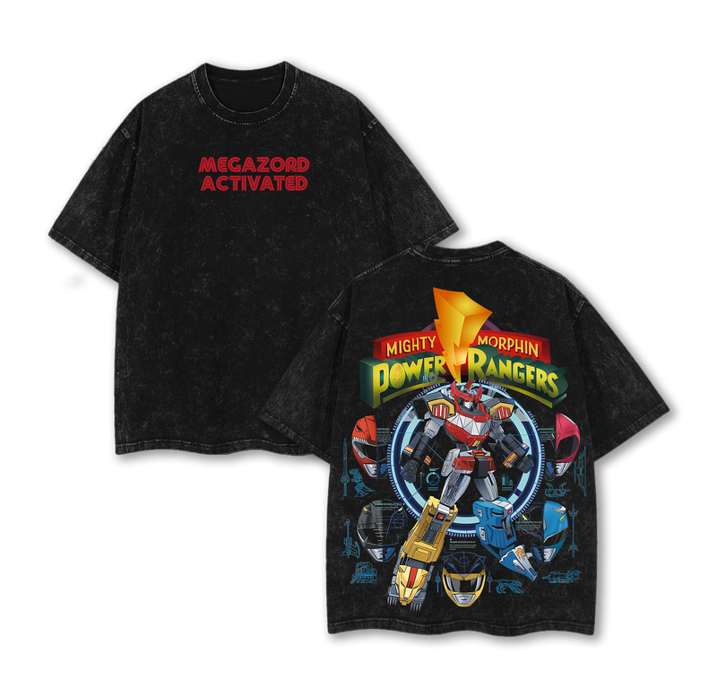 Megazord Tee | Mightyy Morphin Power Rangers Shirt