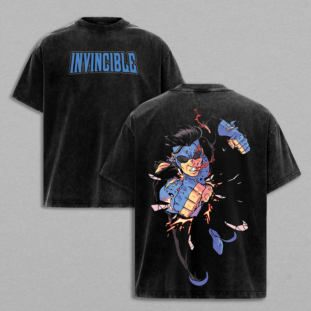 Mark Grayson Invincible Tshirt Washed, Invincible Comics Tshirt, Mark Grayson Tee