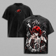 NARUTO - SASORI Anime Vintage Washed Shirt Shadow Possession Graphic Tee Oversized Streetwear Manga Fan Gift