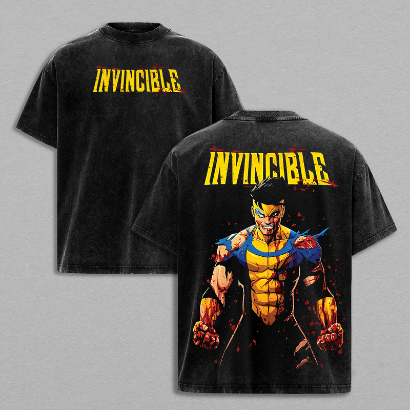 Invinci Season 4 Premium Cotton T-Shirt, Mark Grayson Graphic Shirt, Image Comics Shirt, Invincible Fans T-Shirt, Character Comics Fans Shirt