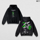 Rock Lee Hoodie, Naruto Anime Washed Hoodie, Hard Work Taijutsu Graphic Vintage Hoodie