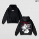 Ichigo Washed Hoodie, Bleach Anime Hoodie, Bankai Soul Reaper Graphic Hoodie