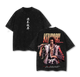 Zaraki Kenpachi x Bleach 11th Division – Gotei 13 Anime Double Printed Washed Tee