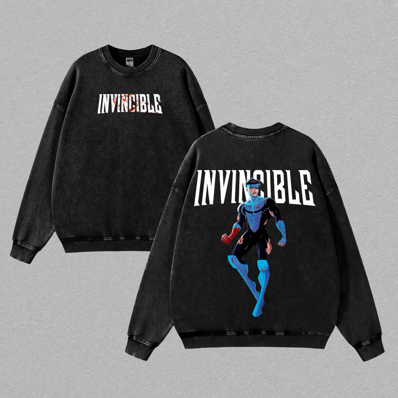 Invincible Mark Grayson Washed Shirt, Comic Shirt, TV Show Shirt graphic tees Menswear Top