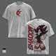 Shadow Hedgehog Vintage Washed Graphic T-Shirt, Oversized Heavyweight Cotton Tee, Sonic Gaming Streetwear, Retro Anime Game Shirt, Double Sided Graphic, Y2K Grunge Fashion, Collector Fan Merch Gift
