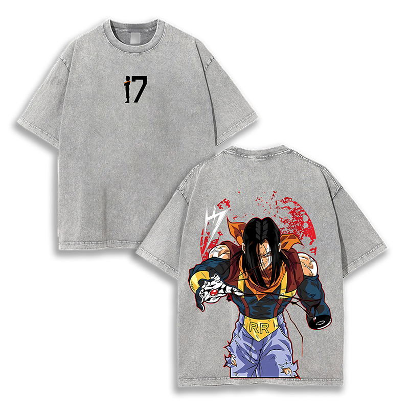 C17 Android Rebel -  Dragon Ball Washed T-Shirt