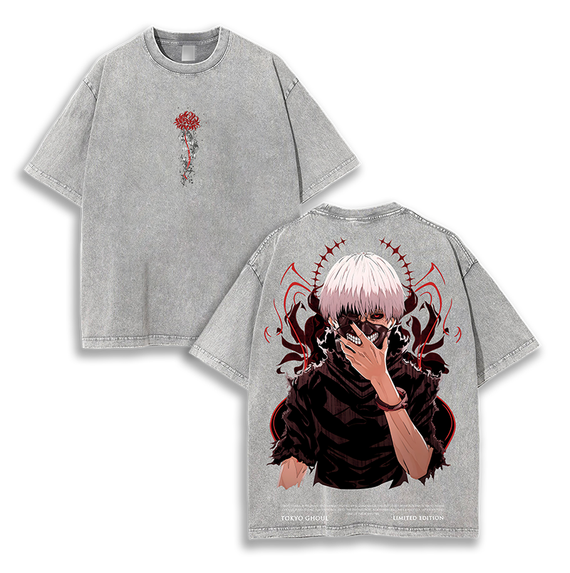 Ken Kaneki  Tokyo Ghoul Anime Washed T-Shirt