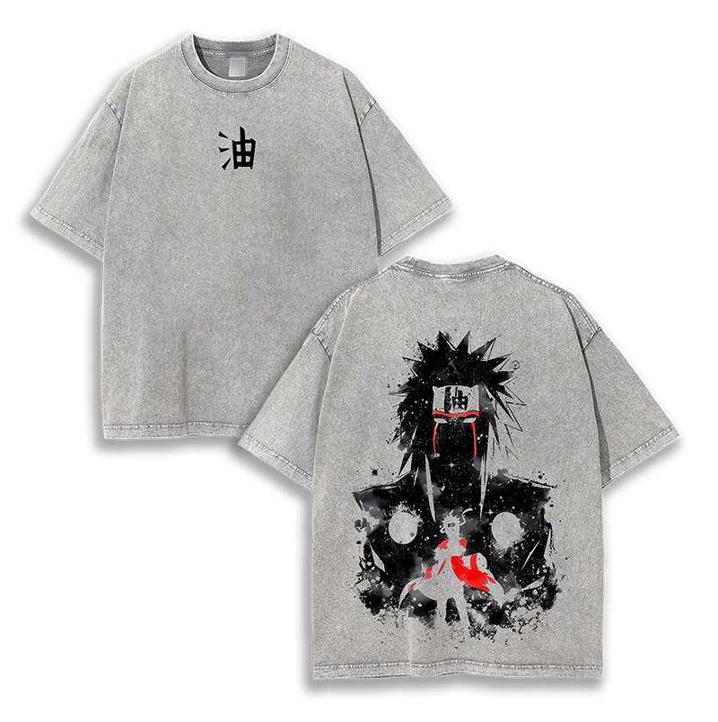 Jiraiya  Naruto - Naruto  Anime Washed T-Shirt
