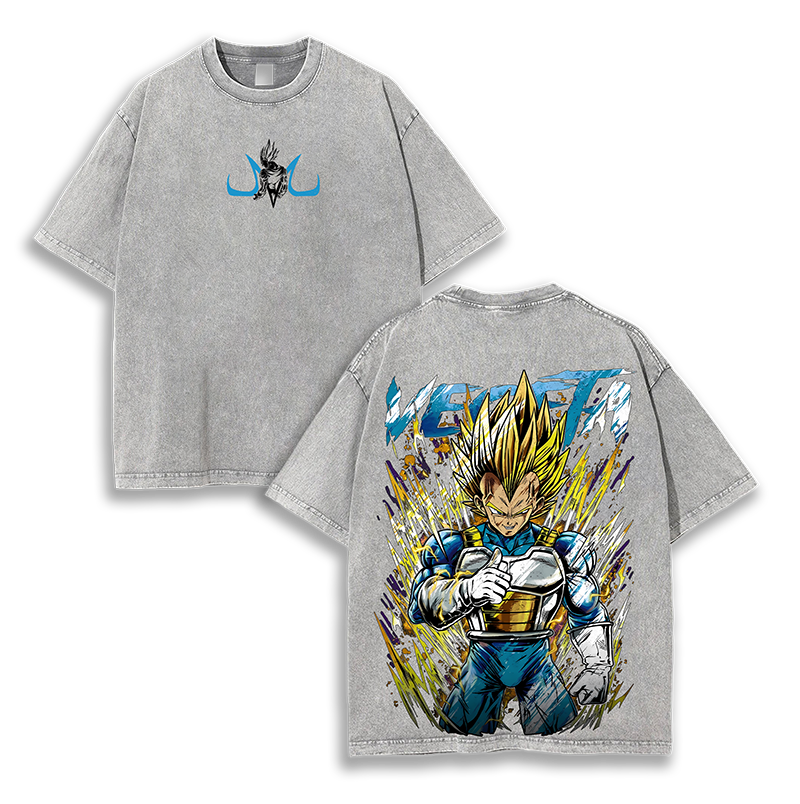 Majin Vegeta  Dragon Ball Z Washed T-Shirt