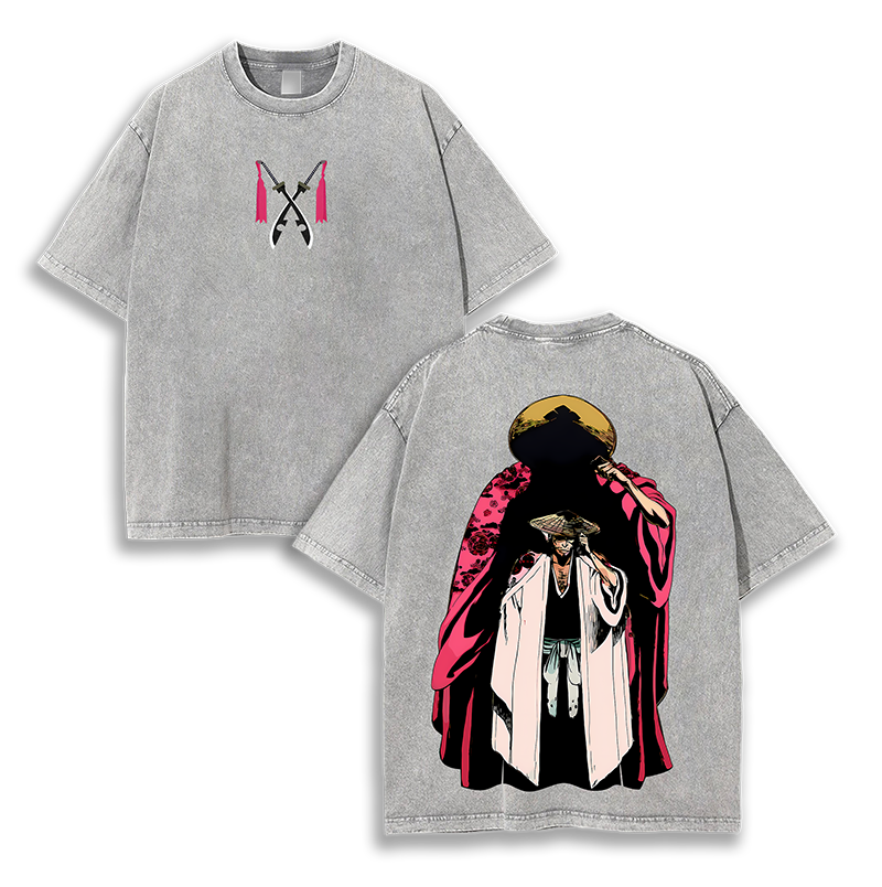 Kyoraku Shunsui Bleach Washed T-Shirt
