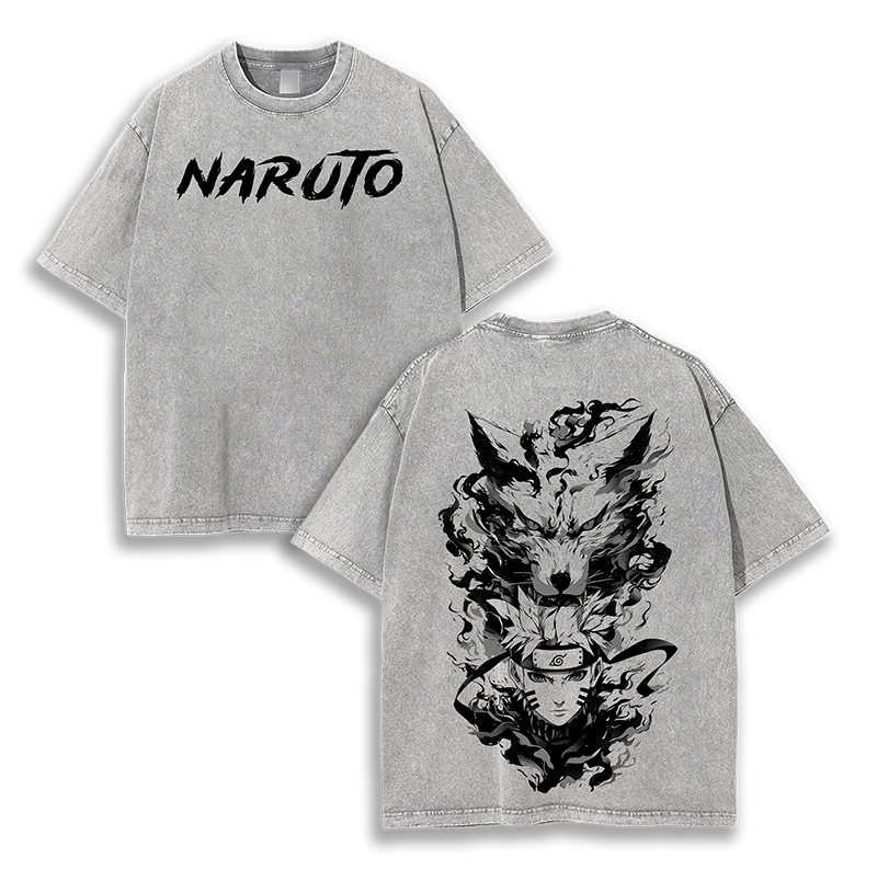 Uzumaki Naruto  Anime Washed T-Shirt