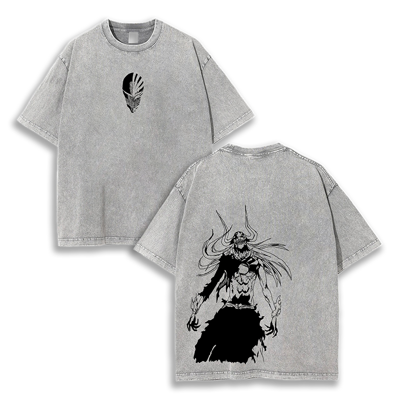 Ichigo Kurosaki Bankai Hollow Bleach Washed T-Shirt