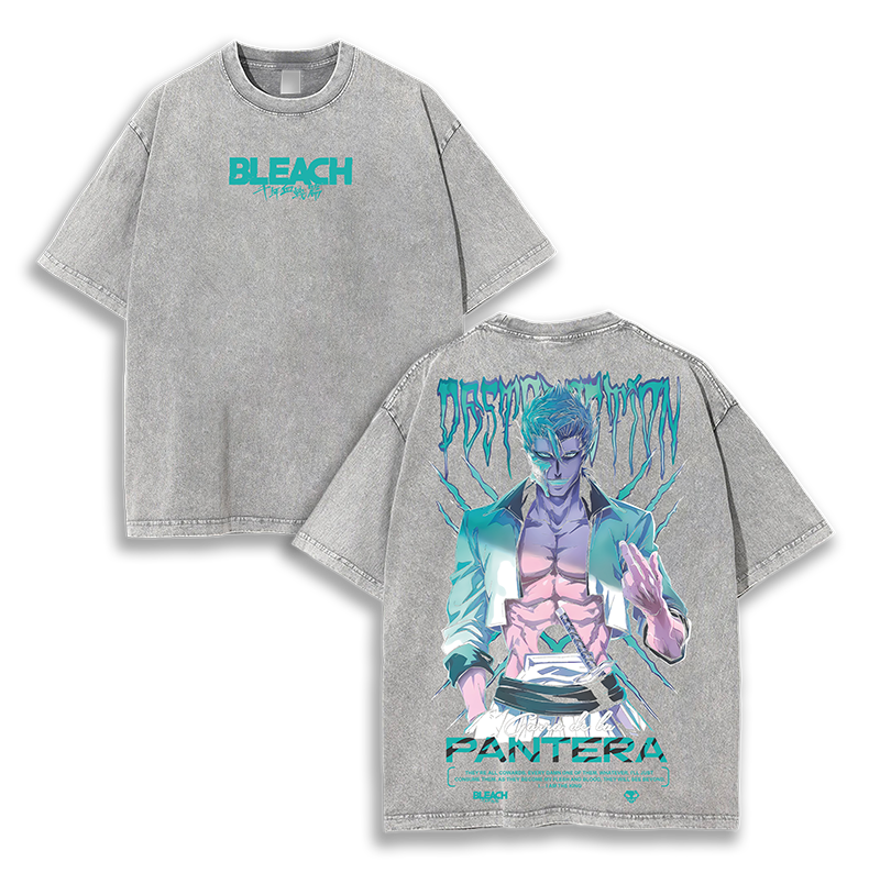 Grimmjow Jaegerjaquez - Pantera Bleach Washed T-Shirt