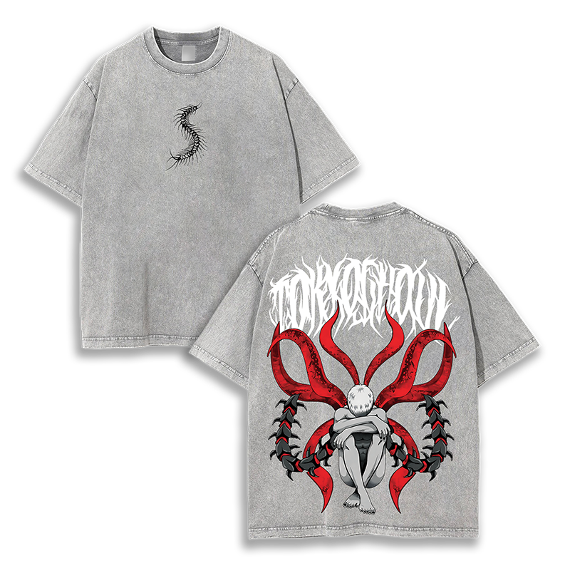 KANEKI UNDERWORLD Tokyo Ghoul Anime  Washed T-Shirt