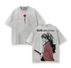 Yoriichi Tsugikuni Demon Slayer Anime Double Printed Vintage Washed Tee