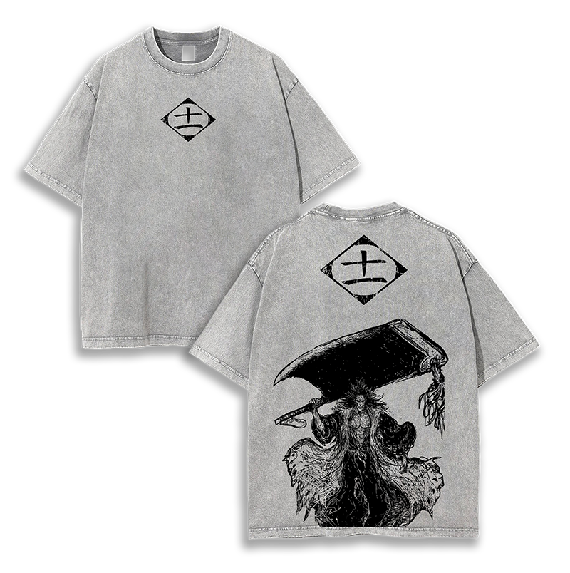 Kenpachi Zaraki Bleach Washed T-Shirt
