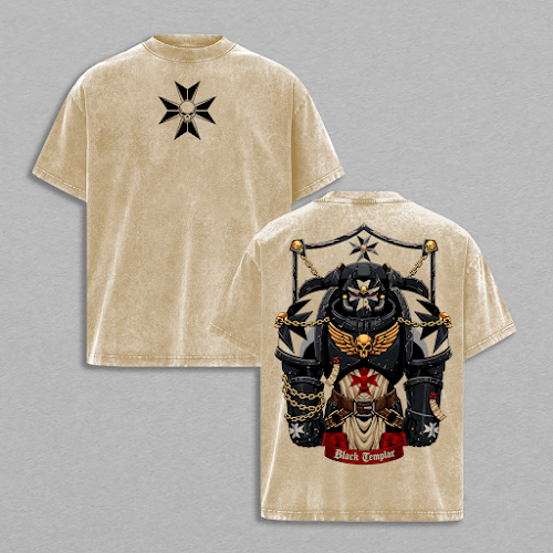Space Marine Warhammer 40K Shirt, Space Marines Collection Tee, Oversized Vintage Washed Cotton Shirt Top Menswear