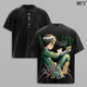 Rock Lee Naruto Washed T-Shirt, Vintage Anime Oversized Tee, Heavy Cotton Streetwear Shirt