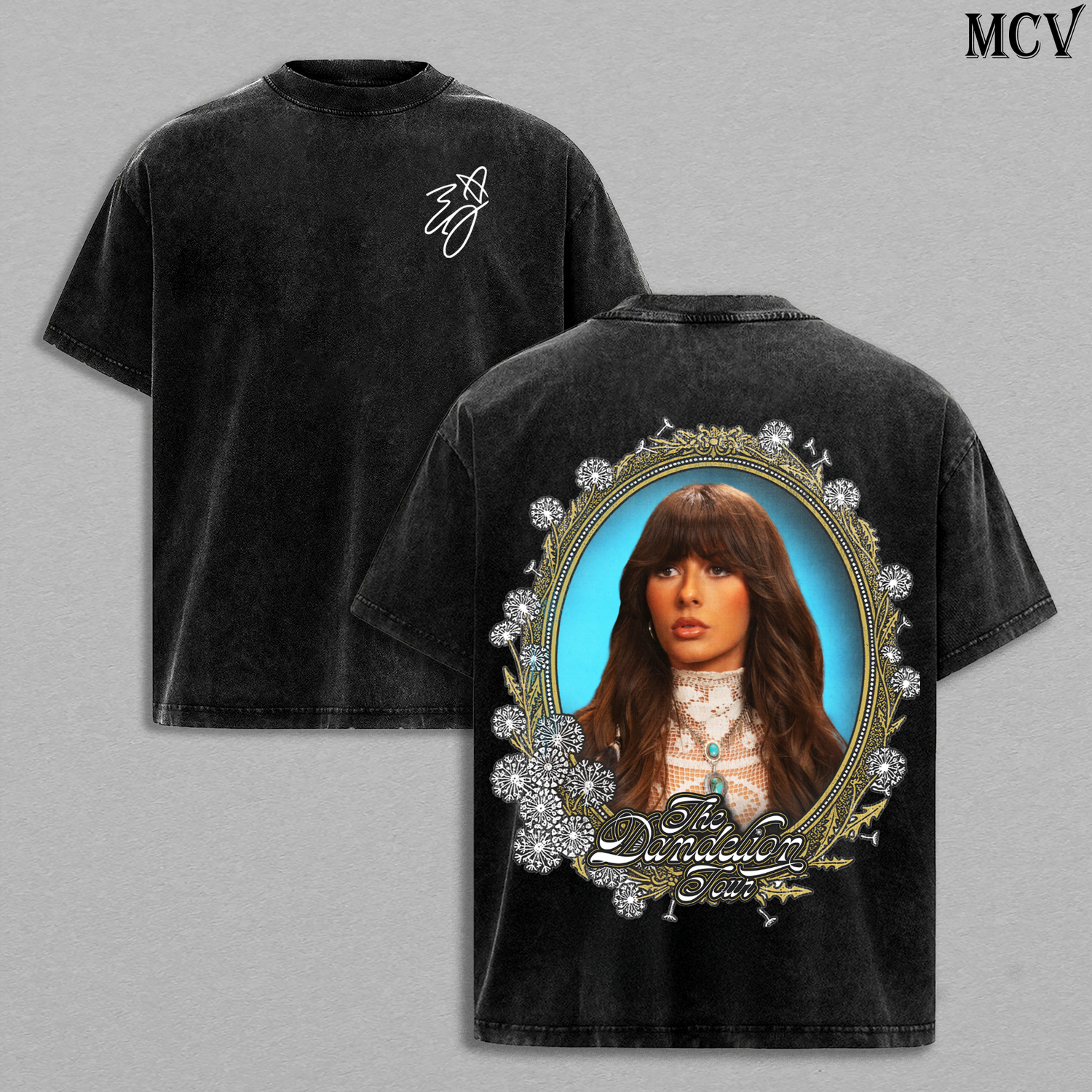 Ella Langley Tour Shirt, Vintage Washed Country Music Oversized Cotton Tee