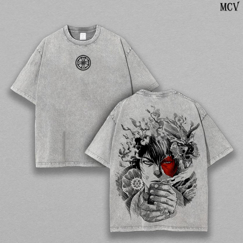 Zuko T-Shirt, Avatar The Last Airbender Tee, Fire Nation Redemption Graphic Vintage Washed Tee