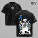 Isagi Yoichi T-Shirt, Blue Lock Anime Tee, Ego Striker Vision Graphic Vintage Washed Tee