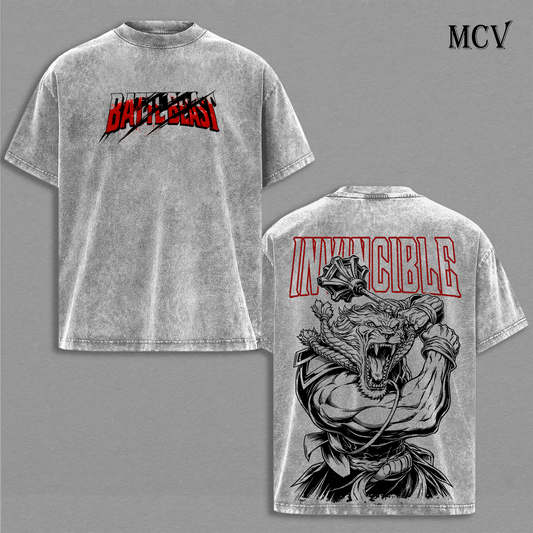 Battle Beat Invincible T-Shirt, Omni Hero Graphic Tee, Superhero Power Streetwear, Bold Comic Style Cotton Unisex Shirt