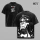 Reze Bomb Devil T-Shirt, Chainsaw Man Anime Tee, Explosion Girl Graphic Vintage Washed Tee