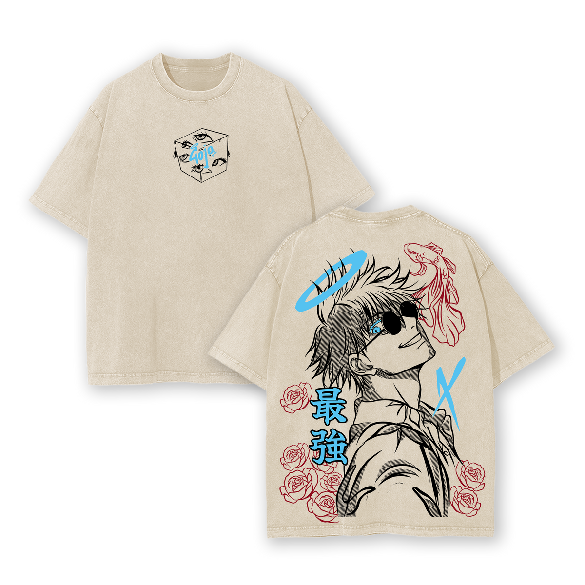 Gojo Satoru Jujutsu Kaisen T-Shirt – Ryouiki Tenkai Domain Expansion Graphic Tee