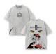 Upper Moon 2 Doma T-Shirt, Washed Oversize Anime Tee
