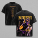 Real Steel Noisy Boy Robot Boxing Fight Scene – Vintage Washed Graphic Tee, Oversized Heavyweight Movie Shirt, Large Back Graphic, Cyberpunk Style Streetwear, High-Quality Cotton Fabric, Unisex, Movie Merch, Gift For Movie Lover