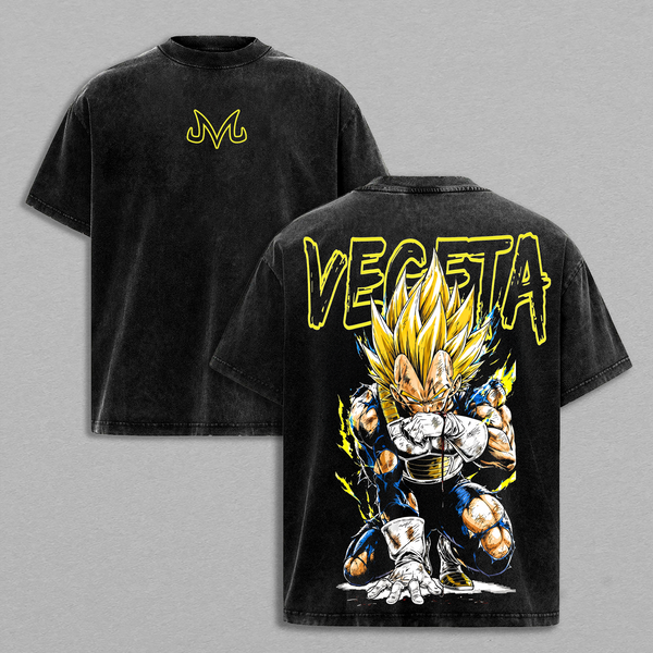 Golden Saiyan Warrior Prince Super Power T-Shirt, ''Super Saiyan'' Graphic Tee, Back Print Vintage 90s Anime Shirt, Graphic Tees Men, Trendy T-shirts, Men's T Shirts, Merch For Men, DBZ Streetwear Top, Unisex Cotton Distressed Tee, Men Fashion Graphic Tee